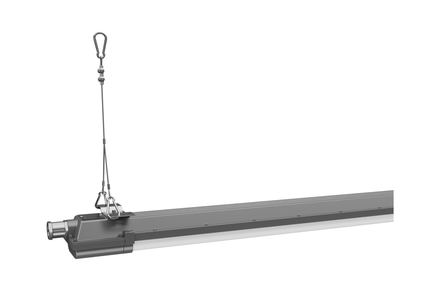 Suspended mounted